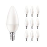 Confezione Multipack 10x Philips Corepro LED Candela E14 Ghiaccio 7W 806lm - 822-827 Dim To Warm | Sostitutiva 60W