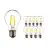 Confezione Multipack 10x Noxion Lucent LED E27 Pera Filamento Chiara 8.5W 1055lm - 827 Bianco Molto Caldo | Dimmerabile - Sostitutiva 75W