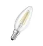 Osram Classic LED E14 Candela Filamento Chiara 4W 470lm - Relax and Active - 827 Bianco Molto Caldo | Sostitutiva 40W