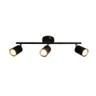 Nordlux Explore 3 Metallo e Ceramic Nero | Adatto per 3x GU10