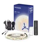 Noxion Strisce LED Naga 5 Metro Set completo - 24V - 120LEDs/m - 9.6W/m - 965 Luce Del Giorno | 8mm - IP20 - Miglior Resa Cromatica - SMD2835