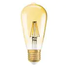 Osram Vintage 1906 LED E27 Edison Filamento Oro 7W 725lm - 825 Bianco Molto Caldo | Dimmerabile - Sostitutiva 60W