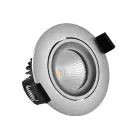 Noxion Faretti LED Hydro Inclinabile Antincendio Aluminium 6W 400lm 36D - 927 Bianco Molto Caldo | Ritaglio 83mm - IP65 - Miglior resa cromatica - Dimmerabile
